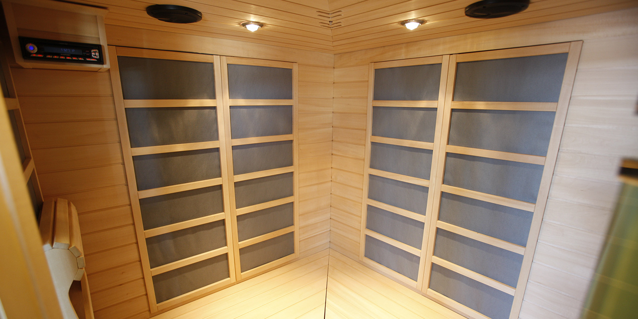 Infrared sauna at U Spa Fitness in Framingham