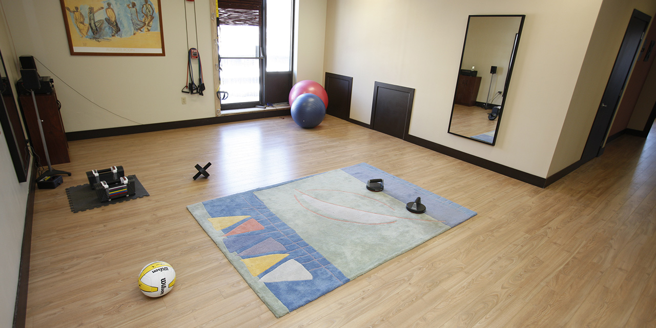 Training and fitness hall at U Spa Fitness